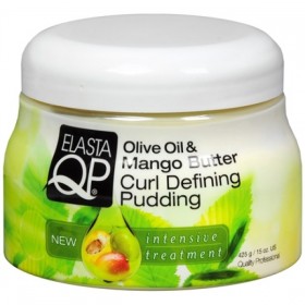 Elasta QP Olive Oil & Mango Butter Curl Defining Pudding 15oz